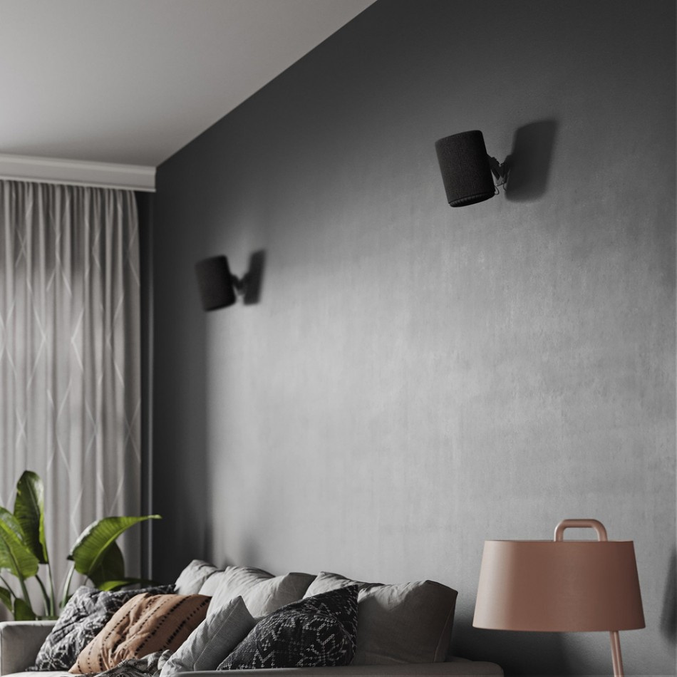 Audio Pro A10 MKII W, kompakti monihuone-kaiutin WiFi:llä, musta kpl