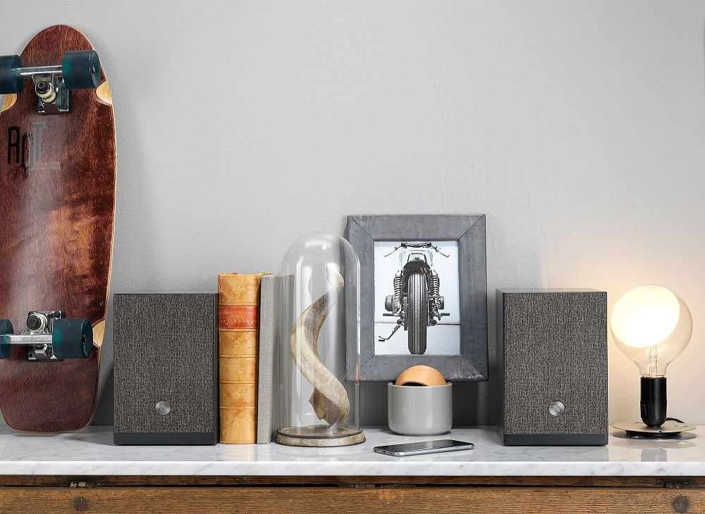 Audio Pro A28 stativhögtalare med wifi, svart par