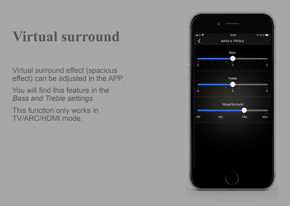 Audio Pro A36 golvhögtalare med Wifi & BT, svart par