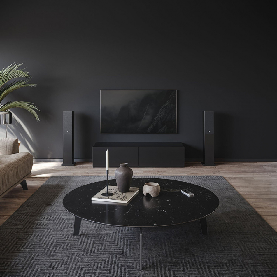 Audio Pro A38 W aktiivinen lattiakaiutin Wi-Fi:llä, musta 