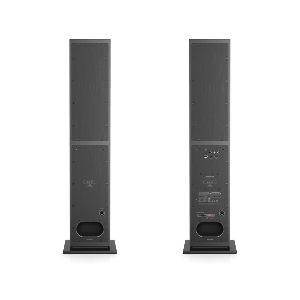 Audio Pro A48 W aktiivikaiuttimet HDMI:llä, musta pari