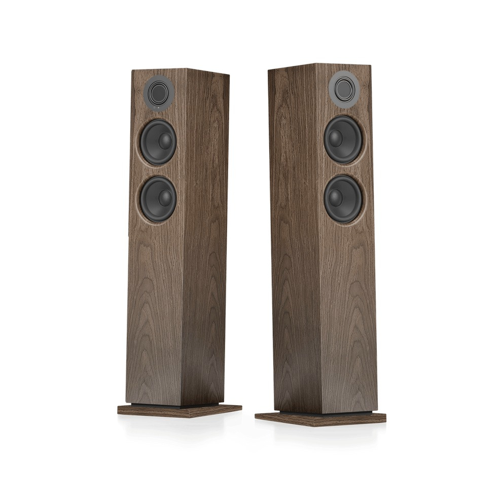 Audio Pro A48 W aktiivikaiuttimet HDMI:llä, pähkinäpari