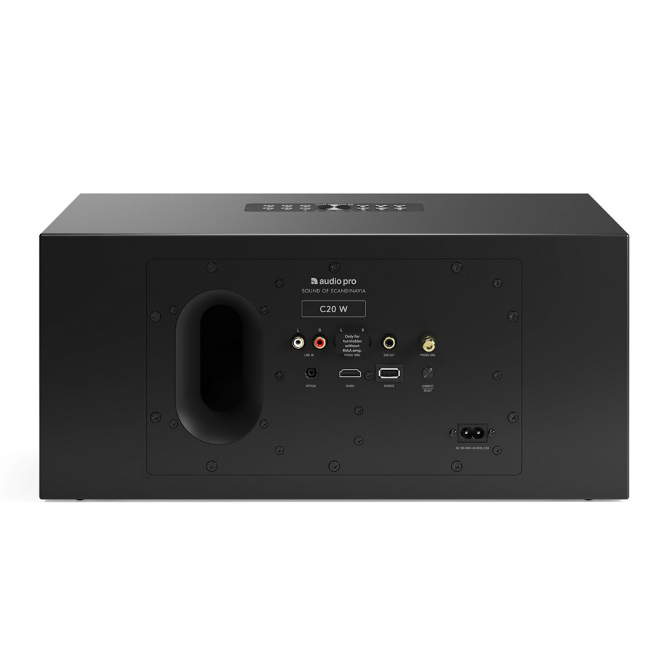 Audio Pro C20 W, Wifi-kaiutin musta