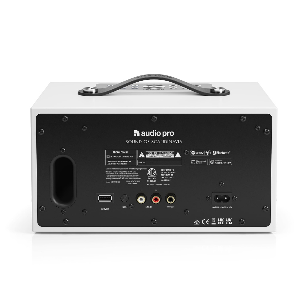 Audio Pro Addon C5 MkII trådlös wifi-högtalare, vit