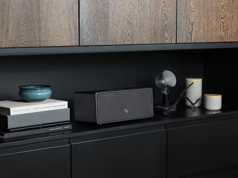 Audio Pro Drumfire D-2 aktiv Wifi-högtalare med Google Cast & AirPlay 2, svart