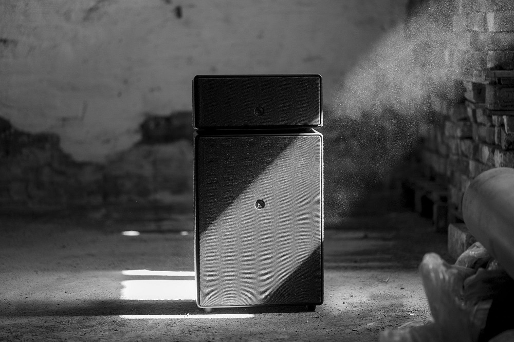 Audio Pro Drumfire II wifi-kaiutin Google Cast & AirPlay 2:lla, musta