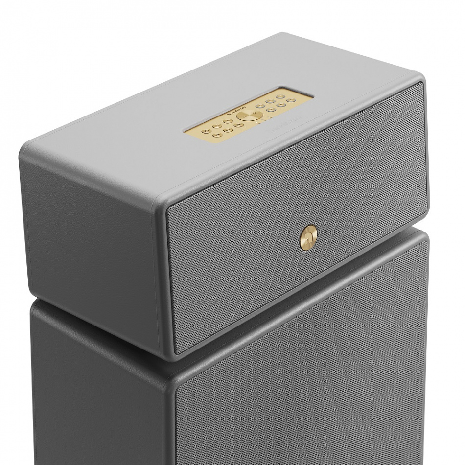 Audio Pro Drumfire II wifi-kaiutin Google Cast & AirPlay 2:lla, harmaa