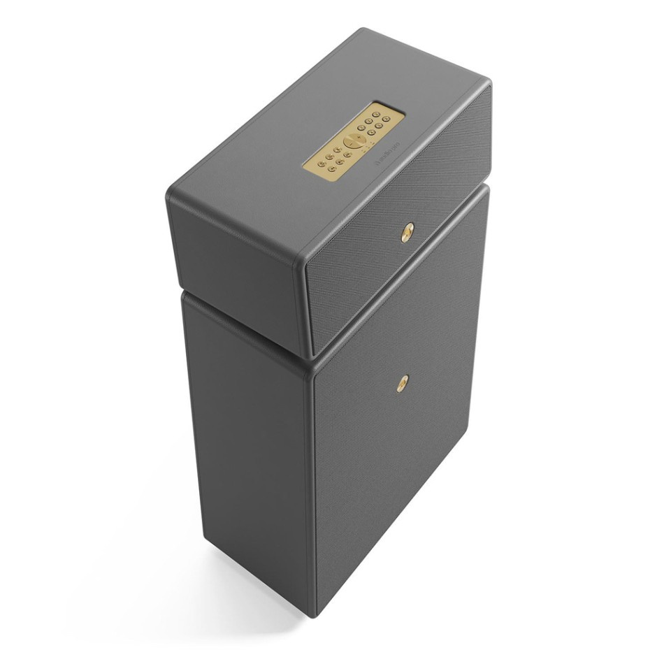 Audio Pro Drumfire II W Wi-Fi-kaiutin Google Cast & AirPlay 2:lla, harmaa