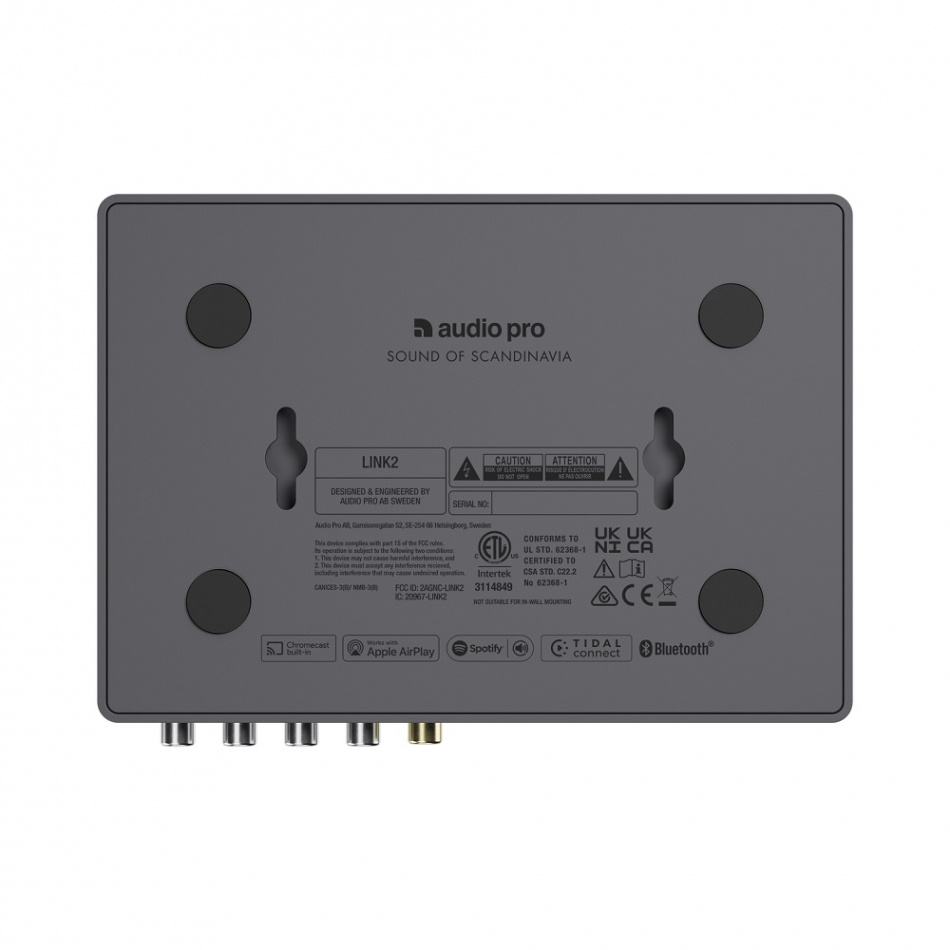 Audio Pro Link-2 nätverksstreamer med Google Cast & AirPlay 2
