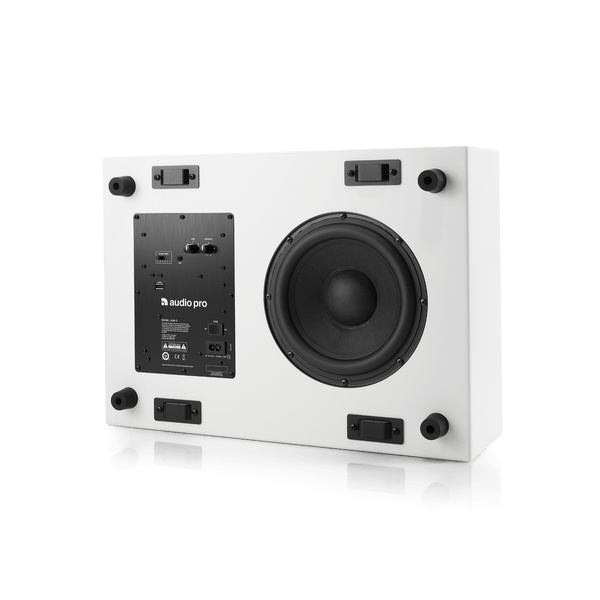 Audio Pro Business SUB-3, langaton aktiivisubwoofer valkoinen