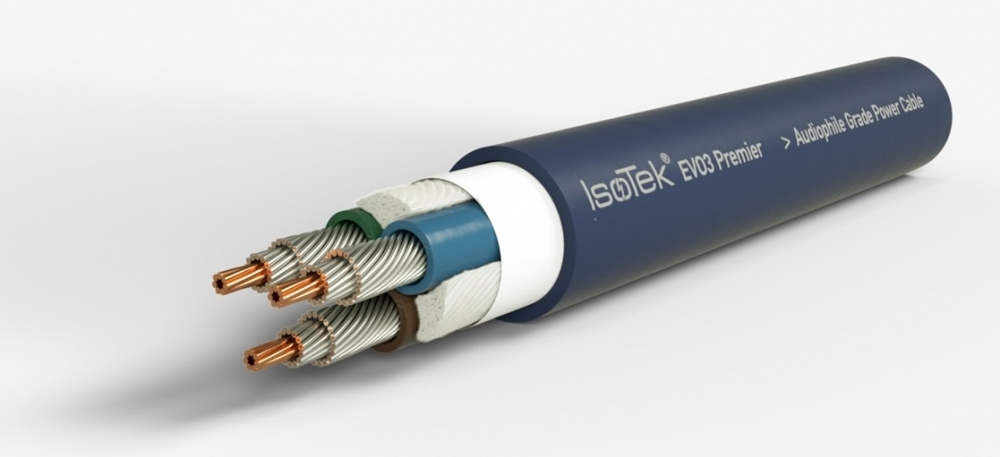 Isotek Premier, jordad nätkabel med C19-kontakt 1.5 meter