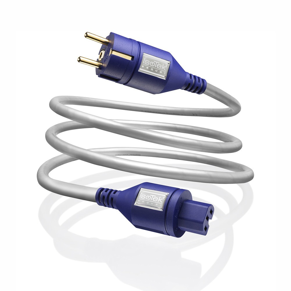 Isotek EVO3 Sequel jordad nätkabel med C15-kontakt, 2 meter