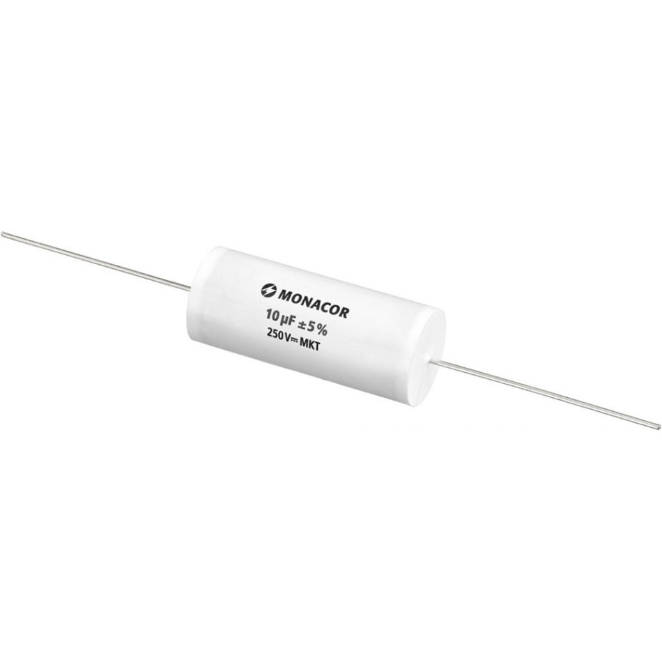 Monacor MKTA-100 MKT-kalvokondensaattori, 10 µF, 250 V