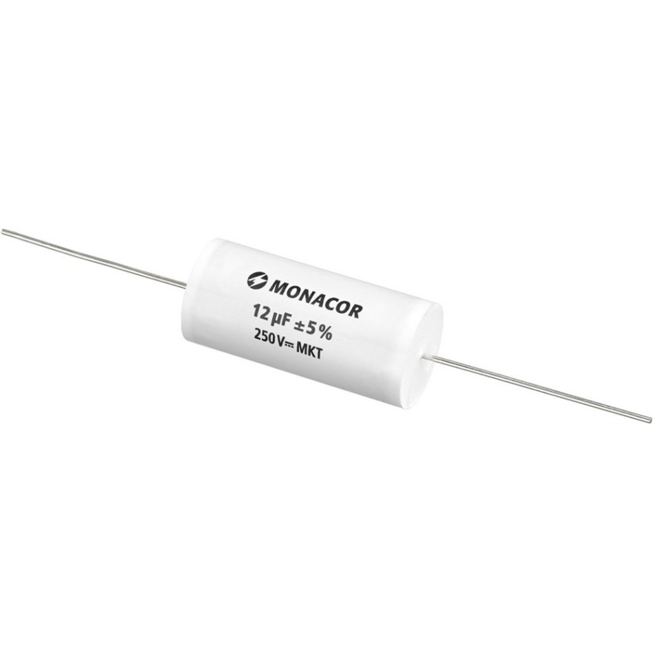 Monacor MKTA-120 MKT-kalvokondensaattori, 12 µF, 250 V