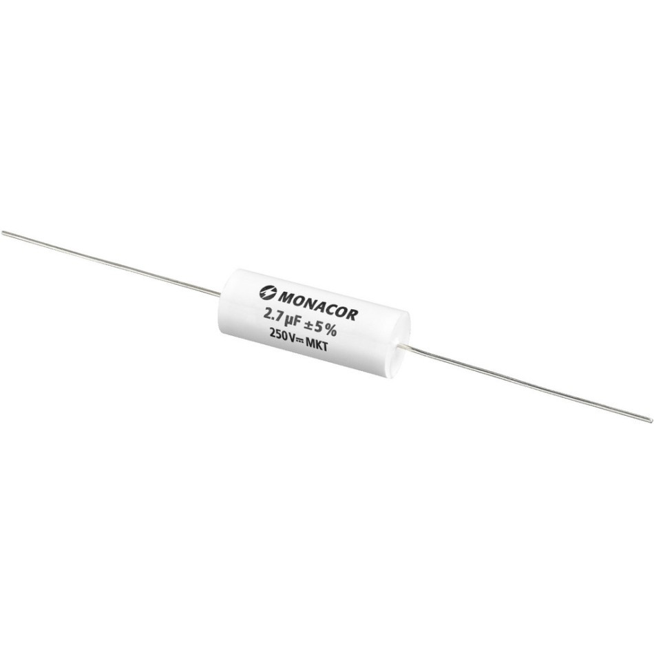 Monacor MKTA-27 MKT-kalvokondensaattori, 2.7 µF, 250 V