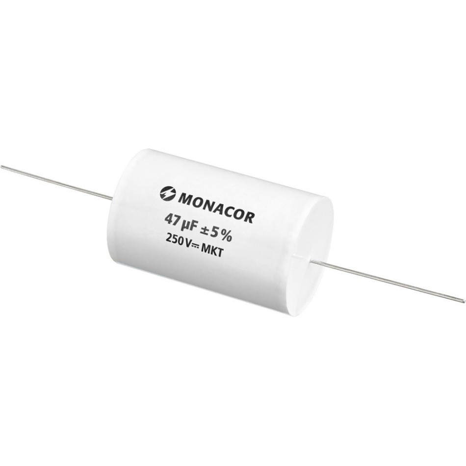 Monacor MKTA-470 MKT-kalvokondensaattori, 47 µF, 250 V