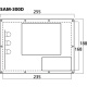 Monacor SAM-300D subwooferin upotettava vahvistin Monacor SAM-300D subwooferin upotettava vahvistin