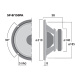 Monacor SP-8/150PA, 8 tuuman PA-midbassokeskiäänielementti, 8 ohmia Monacor SP-8/150PA, 8 tuuman PA-midbassokeskiäänielementti, 8 ohmia