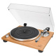 Audio Technica AT-LPW30TK-levysoitin AT-VM95C-äänirasialla, teak Audio Technica AT-LPW30TK-levysoitin AT-VM95C-äänirasialla, teak