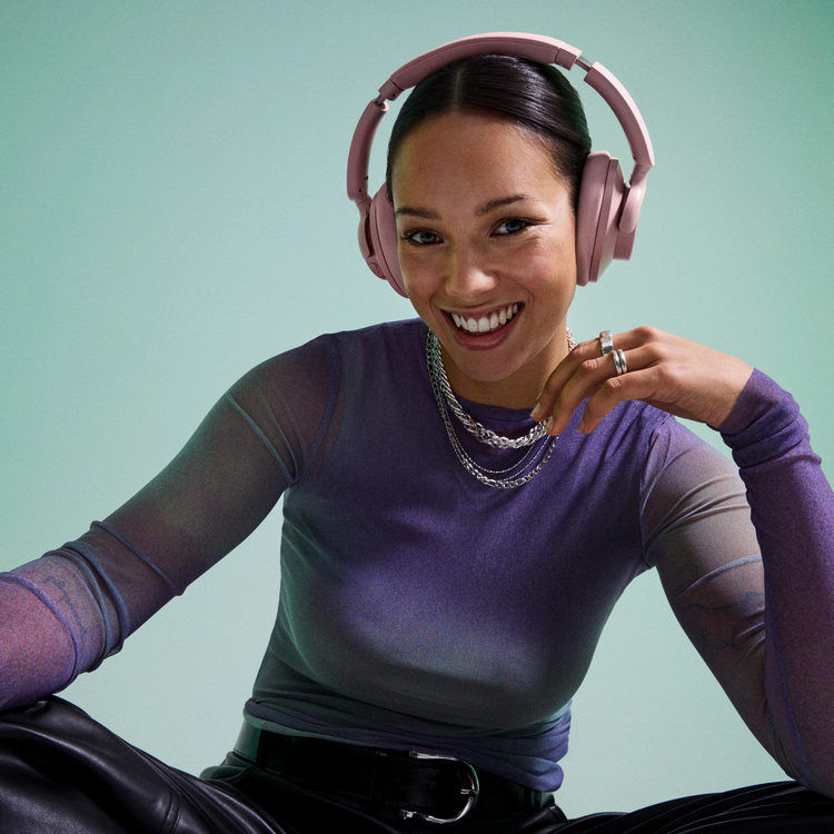 Urbanista Valencia langattomat over-ear melua vaimentavat kuulokkeet, Powder Pink