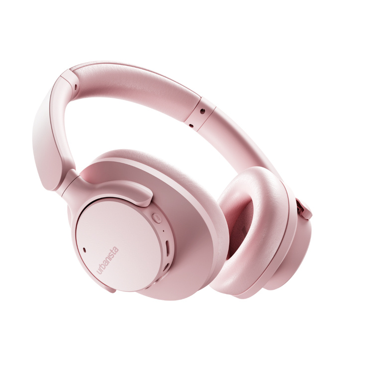 Urbanista Valencia langattomat over-ear melua vaimentavat kuulokkeet, Powder Pink