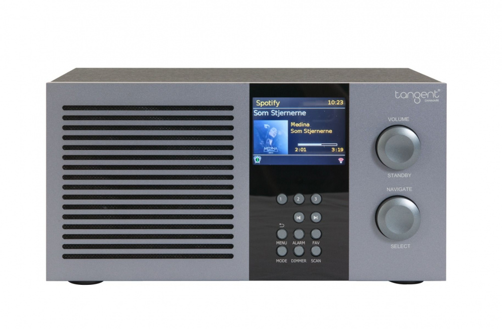 Tangent Radio Tre allt-i-ett-system med Bluetooth, DAB+ & mer, svart