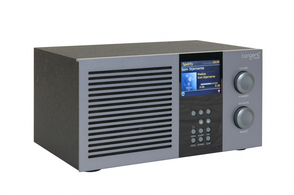 Tangent Radio Tre allt-i-ett-system med Bluetooth, DAB+ & mer, svart