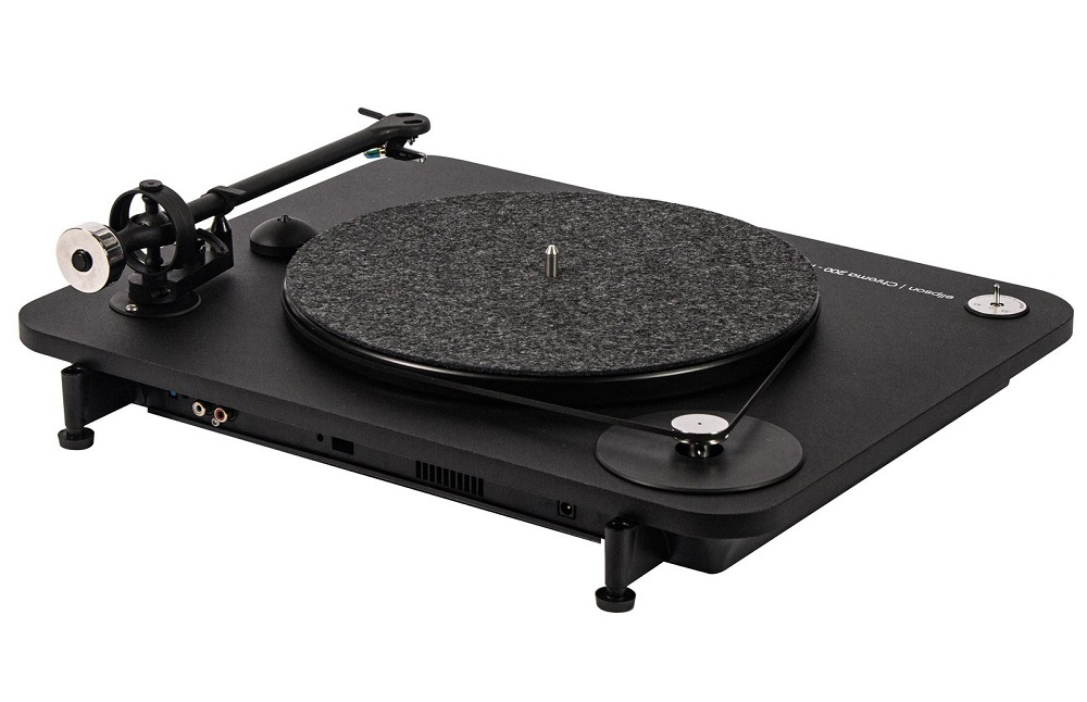 Elipson Chroma 200 skivspelare med RIAA-steg och Bluetooth, svart