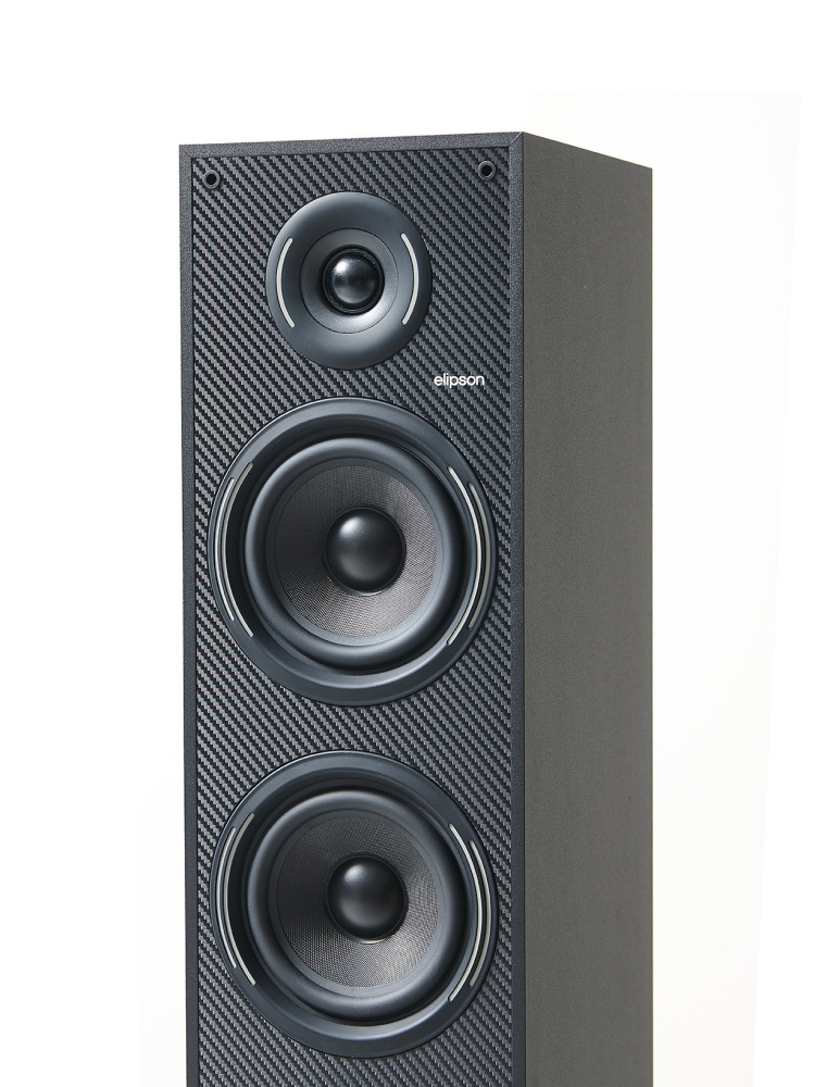 Elipson Horus 11F lattiakaiutin Black/Carbon, pari