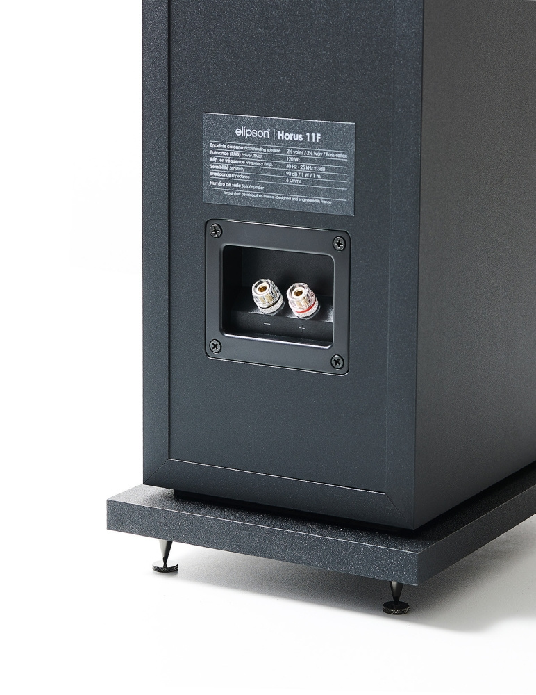 Elipson Horus 11F lattiakaiutin Black/Carbon, pari