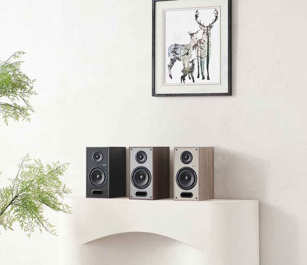 Elipson Horus 6B jalustakaiuttimet Black/Carbon, pari