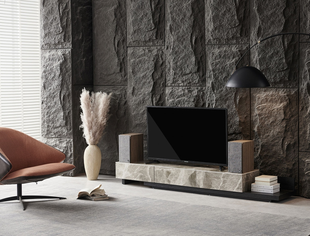 Elipson Horus 6B jalustakaiuttimet Vaalea Puu/Beige, pari