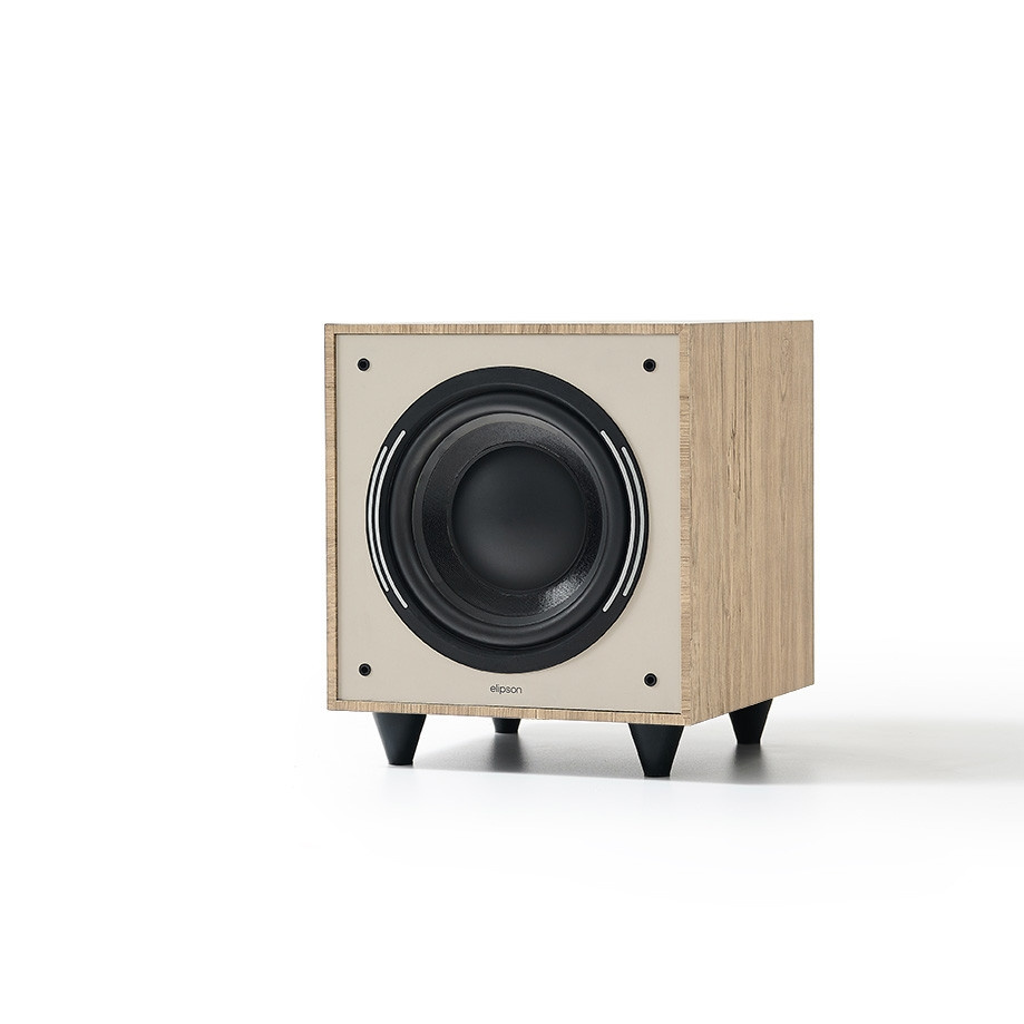Elipson Horus 8S Vaalea puu/Beige, aktiivisubwoofer