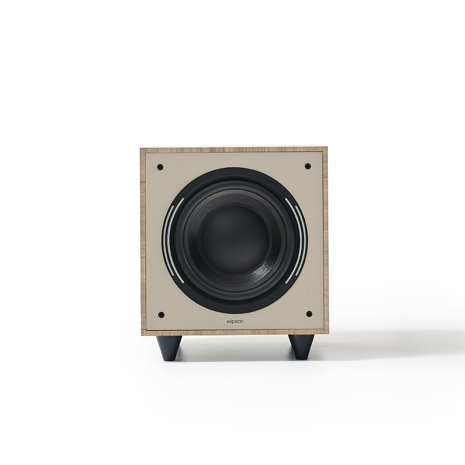 Elipson Horus 8S Vaalea puu/Beige, aktiivisubwoofer