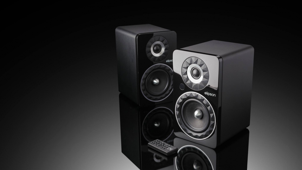 Elipson Prestige Facet 6B BT aktiva högtalare, svart par