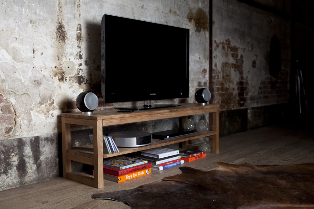 Elipson Planet M klothögtalare, svart par