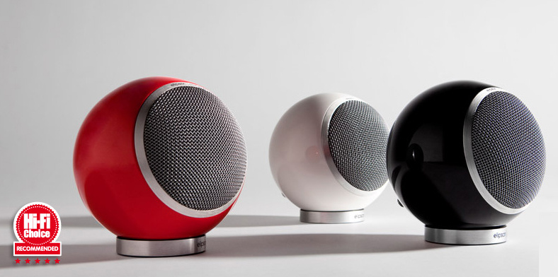 Elipson Planet M klothögtalare, vitt par