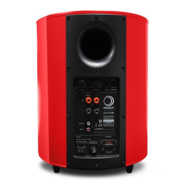 Elipson Planet Sub, aktiv subwoofer röd