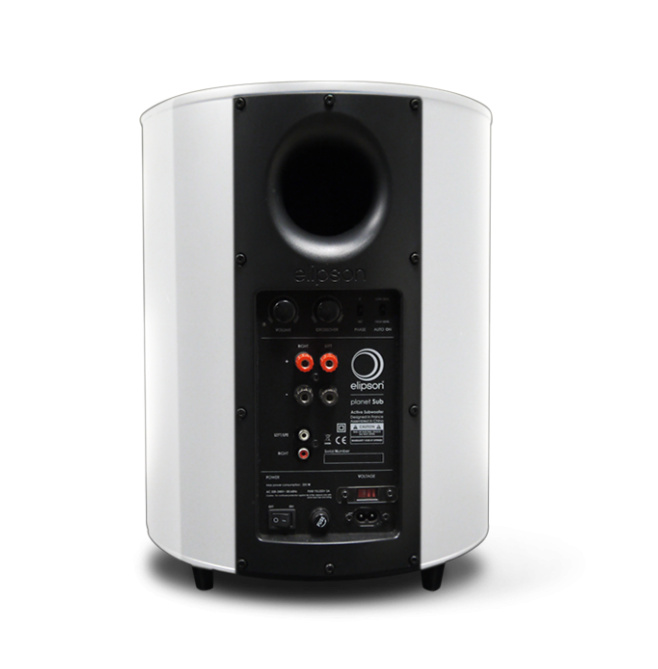 Elipson Planet Sub, aktiv subwoofer vit
