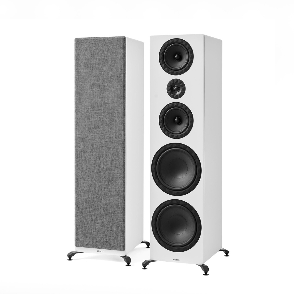 Elipson Prestige Facet II 34F lattiakaiuttimet, mattavalkoinen pari