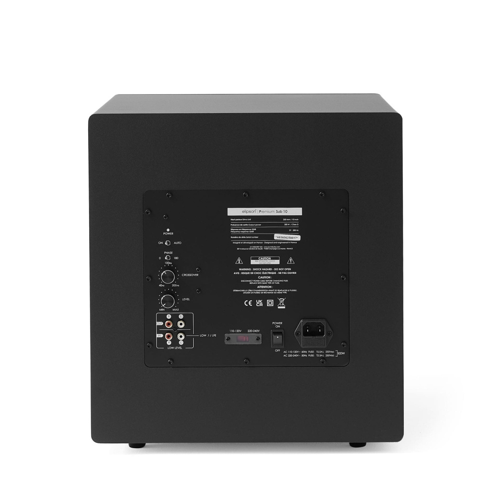 Elipson Premium Sub 10, musta