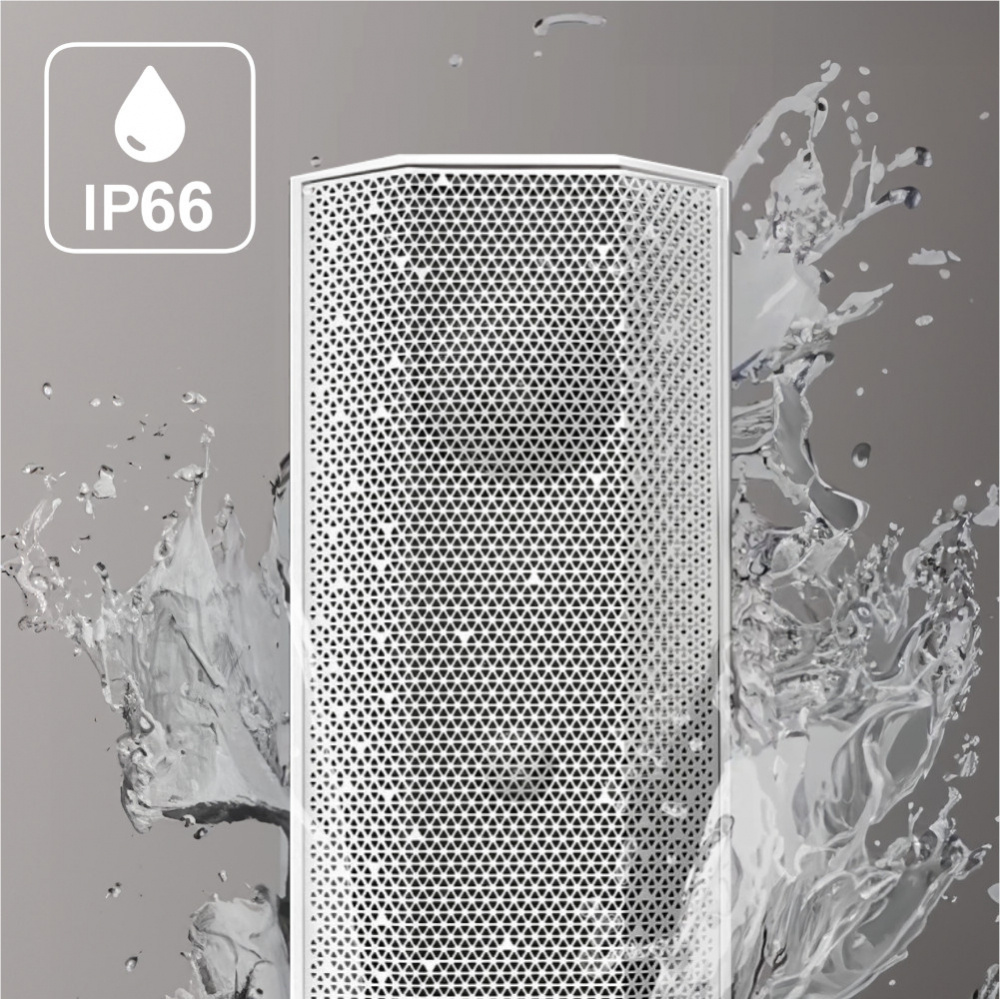 Lithe Audio iO1 Active, monipuolinen aktiivinen WiFi-kaiutin, valkoinen