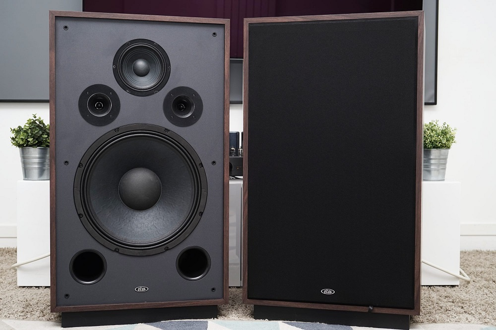 Eltax Vintage PWR 1959 lattia­kaiuttimet, pähkinä