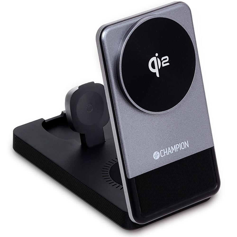 Champion CHQI202, 3-in-1 Qi2-latausteline 15 W