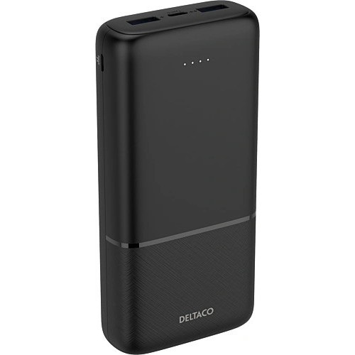 Deltaco PB-C1008 varavirtalähde 20 000 mAh, 20 W PD, musta