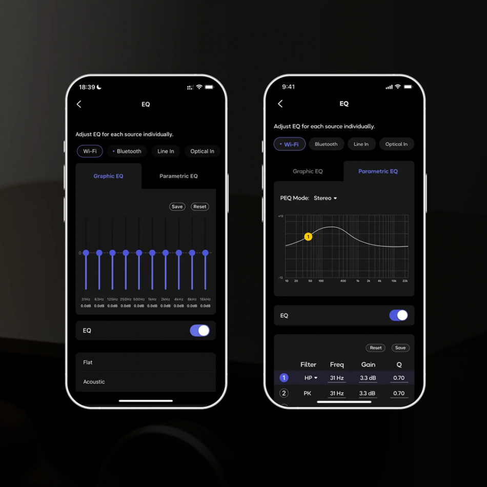 Wiim Amp Ultra suoratoistovahvistin HDMI ARC & Chromecast, hopea