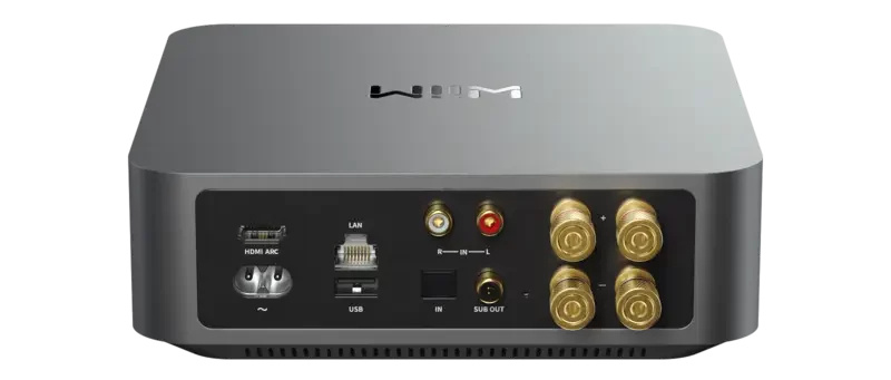 WiiM Amp Pro suoratoisto-/monihuonevahvistin HDMI ARC:llä