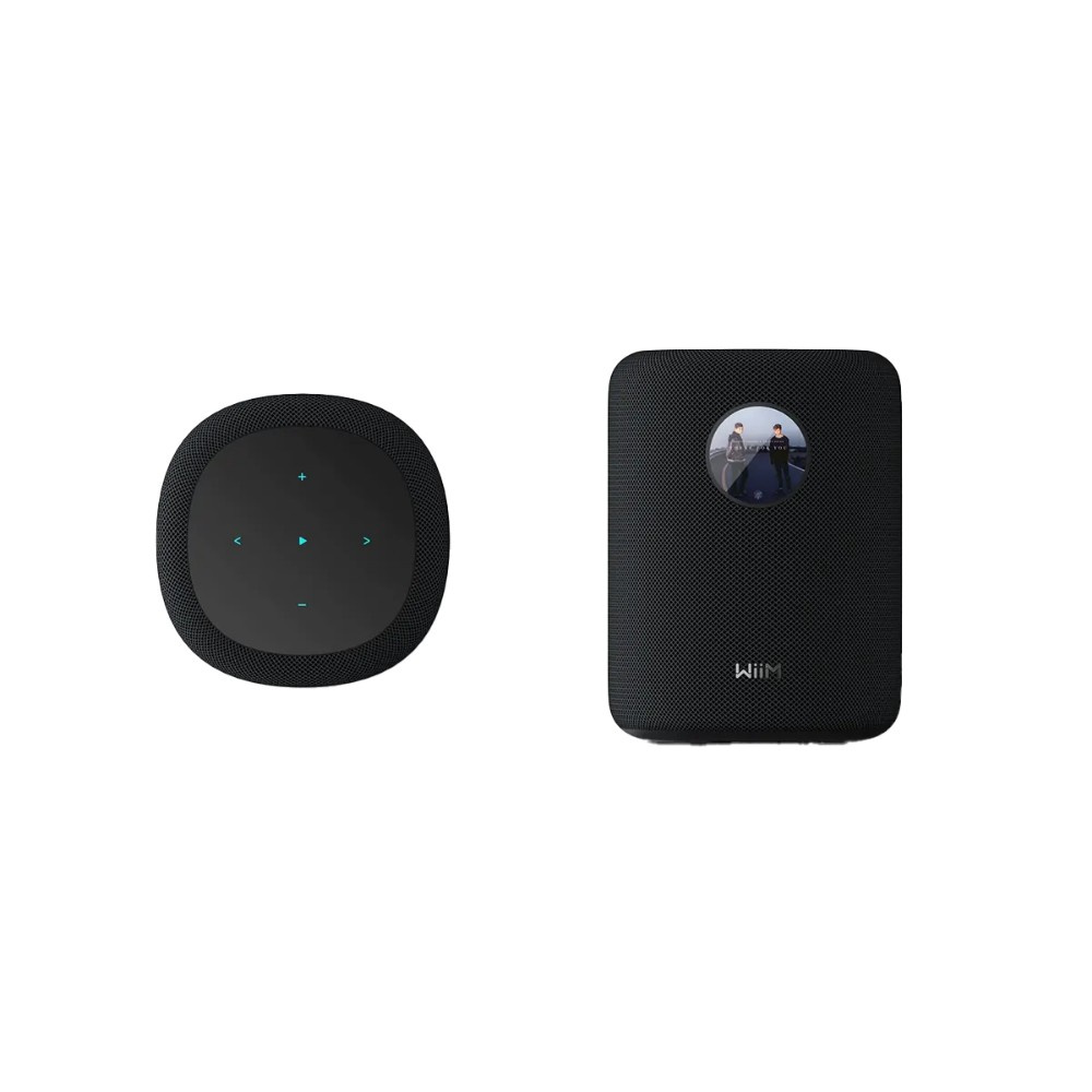 WiiM Sound älykäs kaiutin näytöllä, musta