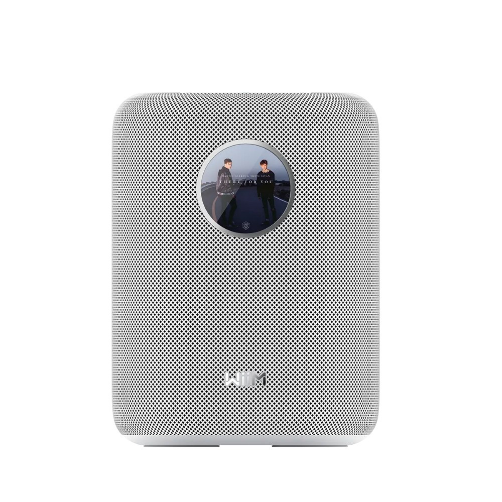 WiiM Sound älykäs kaiutin näytöllä, valkoinen