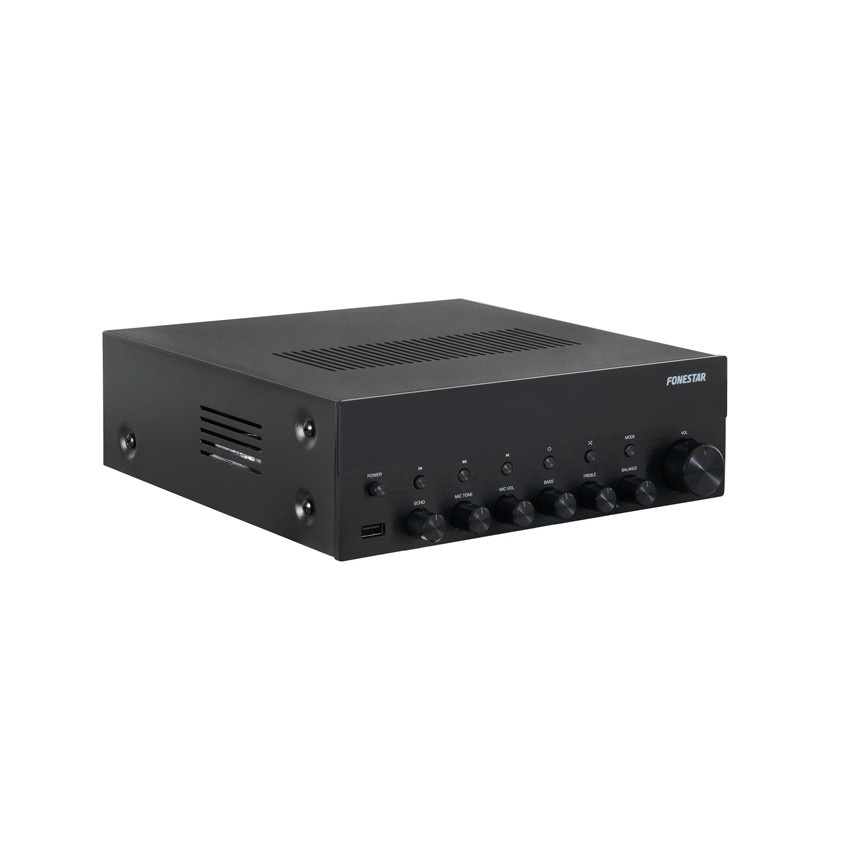 Fonestar AS-1515, stereovahvistin Bluetooth-yhteydellä ja mikrofonituloilla